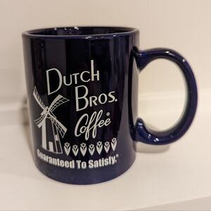 Dutch Bros Navy Mug with White Logo
